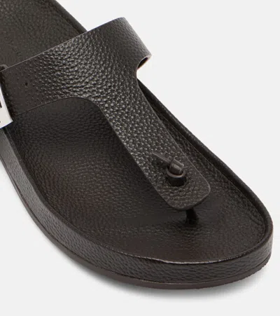 Tory Burch Leather Flat Sandals