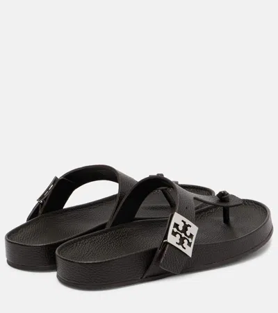 Tory Burch Leather Flat Sandals