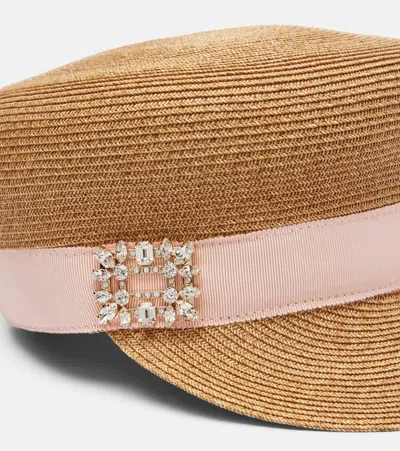 Roger Vivier Broche Vivier Newsboy Cap