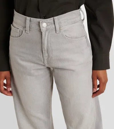 7 For All Mankind Tess Mid-rise Straight Jeans