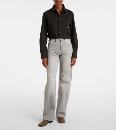 7 For All Mankind Tess Mid-rise Straight Jeans