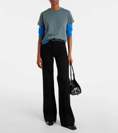 7 For All Mankind Modern Dojo High-rise Wide-leg Jeans