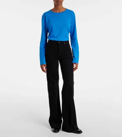 7 For All Mankind Modern Dojo High-rise Wide-leg Jeans