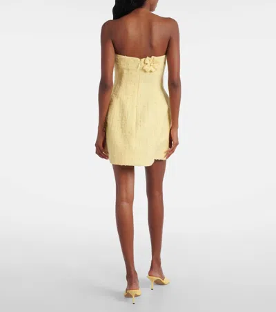 Leo Lin Rosario Floral-embellished Tweed Dress