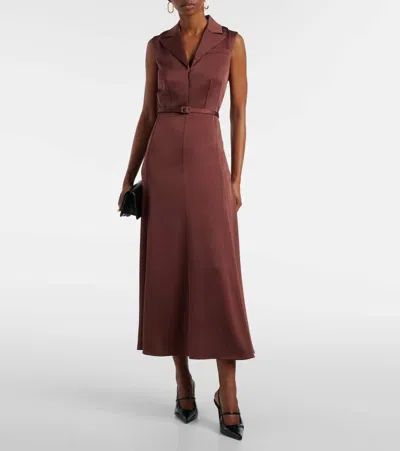 Roland Mouret Crêpe Midi Dress