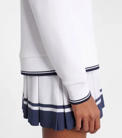 Varley Iona V-neck Sweatshirt In White