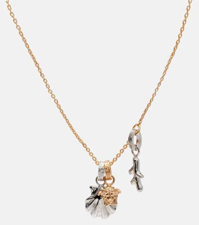 Versace Medusa Pendant Necklace In Gold