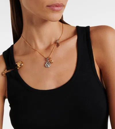 Versace Medusa Pendant Necklace In Gold