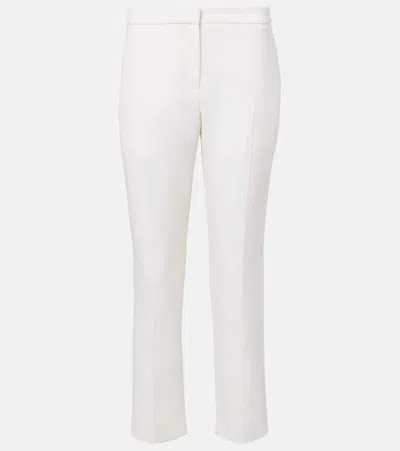 Alexander Mcqueen Cropped Wool Gabardine Flared Pants