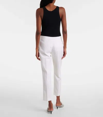 Alexander Mcqueen Cropped Wool Gabardine Flared Pants
