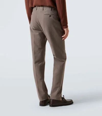 Slowear Cotton Chinos In Gray