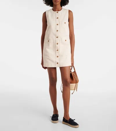Veronica Beard Oakley Denim Minidress