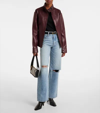 Slvrlake Grace Mid-rise Wide-leg Jeans