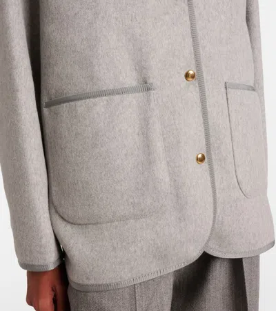 Moncler Reposse Convertible Wool And Cashmere-blend Jacket