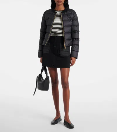 Moncler Cropped Down Jacket