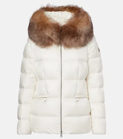 Moncler Boed Shearling-trimmed Down Jacket
