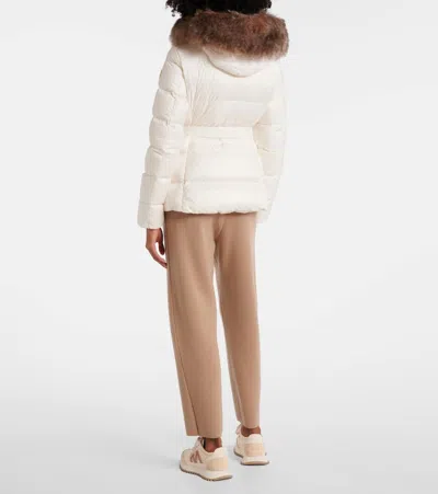 Moncler Boed Shearling-trimmed Down Jacket