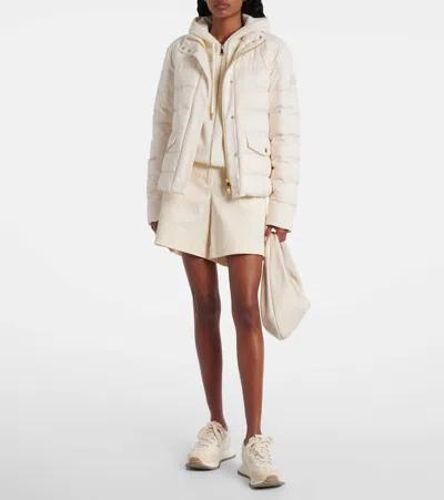 Moncler Bessettes Down Jacket In Neutral