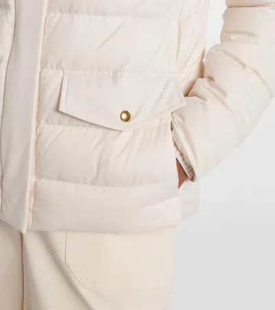 Moncler Bessettes Down Jacket In Neutral