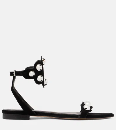 Isabel Marant Aselda Studded Suede Sandals