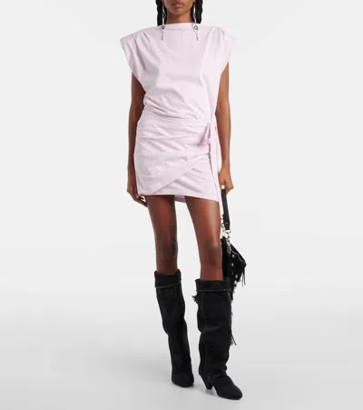 Isabel Marant Suede Knee Length Boots With Cone Heel