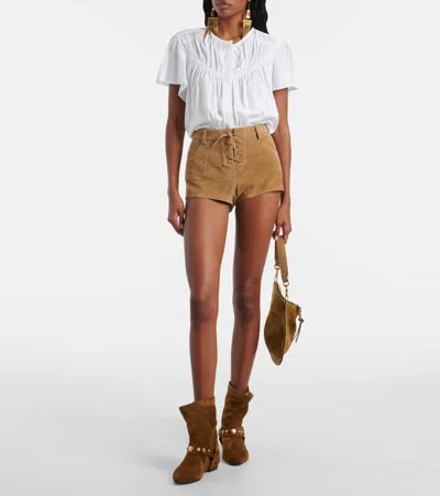 Isabel Marant Stania Studded Suede Ankle Boots