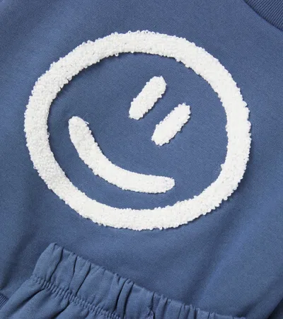 Molo Disc And Simeon Sweatshirt And Sweatpants Set In Blue