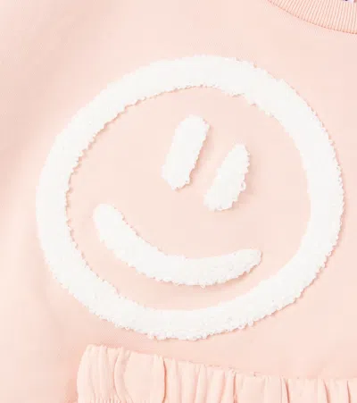 Molo Disc And Simeon Sweatshirt And Sweatpants Set In Pink
