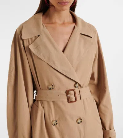 Isabel Marant Elea Double-breasted Flowing Trench Coat