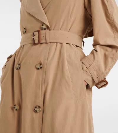 Isabel Marant Elea Double-breasted Flowing Trench Coat