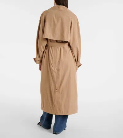 Isabel Marant Elea Double-breasted Flowing Trench Coat