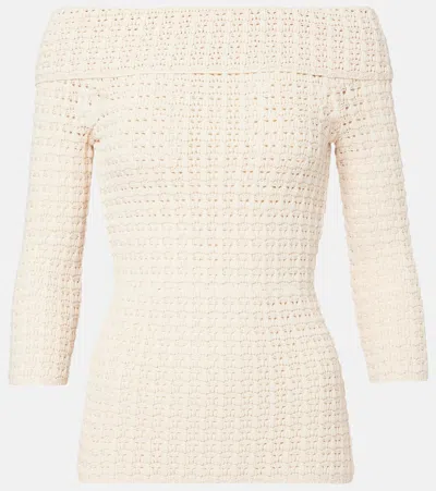 Isabel Marant Dermottega Crochet Off-shoulder Top