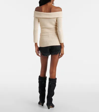 Isabel Marant Dermottega Crochet Off-shoulder Top