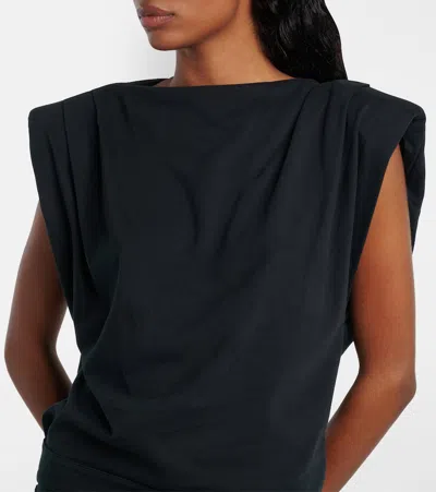 Isabel Marant Marielle Draped Cotton Minidress