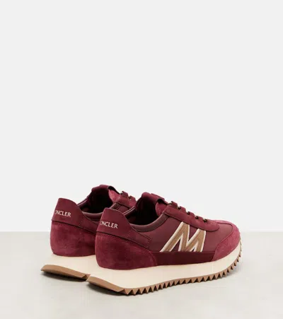 Moncler Pacey2 Suede-trimmed Sneakers