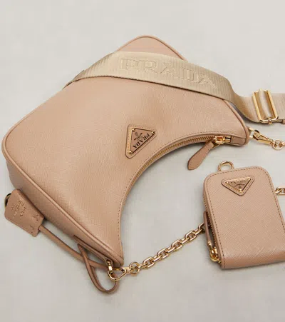 Prada Womens Powder Re-edition 2005 Leather Cross-body Bag