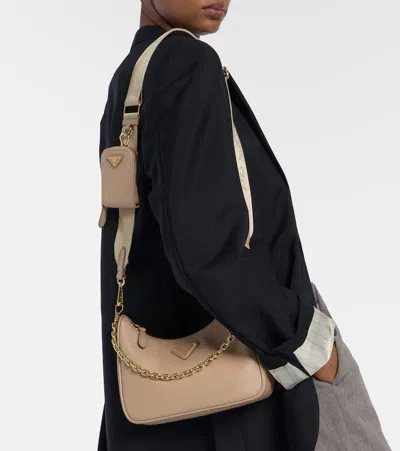 Prada Womens Powder Re-edition 2005 Leather Cross-body Bag