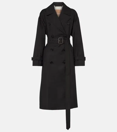 Max Mara Fiorito Cotton-blend Twill Trench Coat