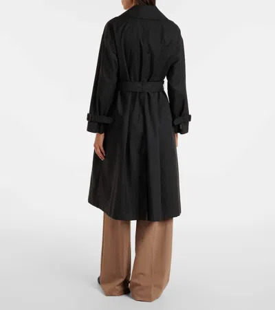 Max Mara Fiorito Cotton-blend Twill Trench Coat