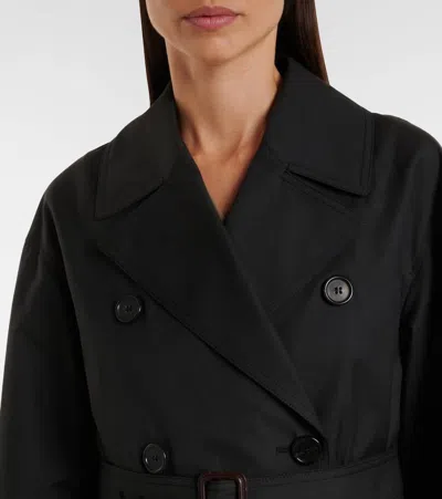 Max Mara Fiorito Cotton-blend Twill Trench Coat