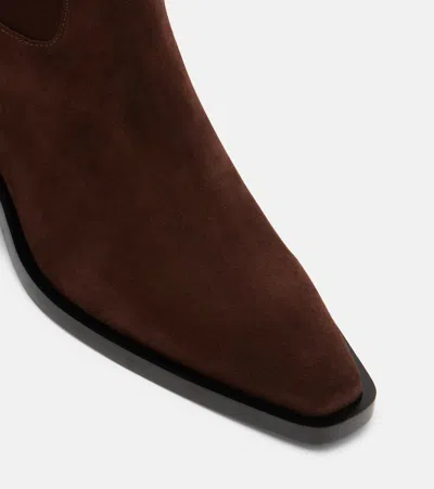 Proenza Schouler Bronco Suede Ankle Boots