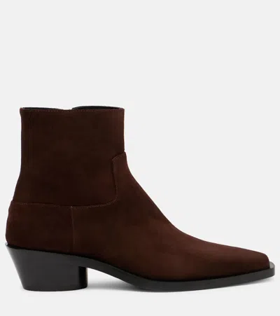 Proenza Schouler Bronco Suede Ankle Boots