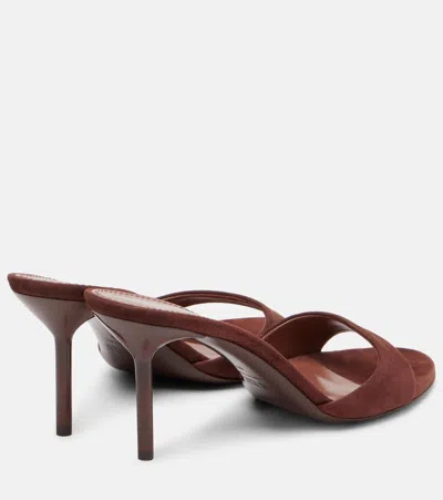 Paris Texas Lidia 70 Suede Mules