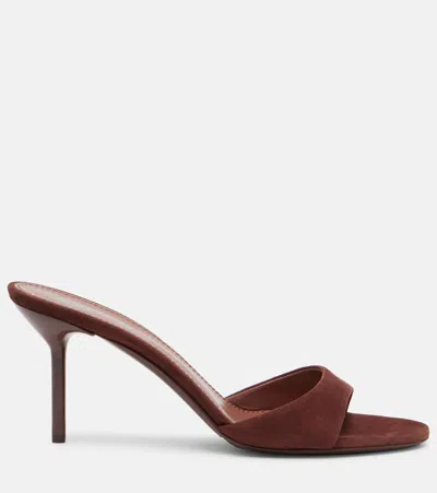 Paris Texas Lidia 70 Suede Mules