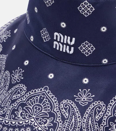 Miu Miu Bandana-print Bucket Hat