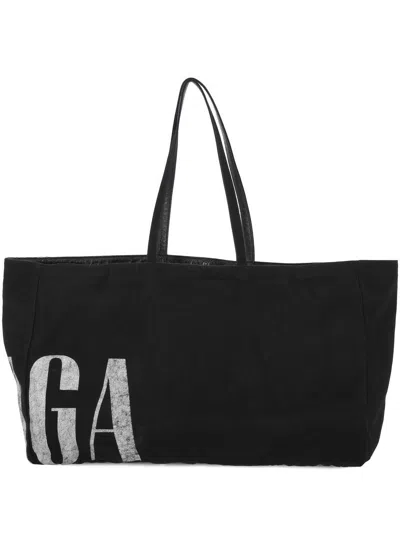Balenciaga Black East-west Large Tote In Black