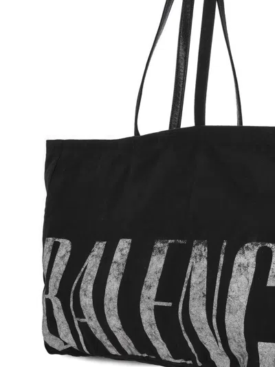 Balenciaga Black East-west Large Tote In Black