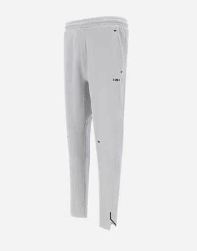 Hugo Boss Boss Hicon Active Grey Jogger Pants In White