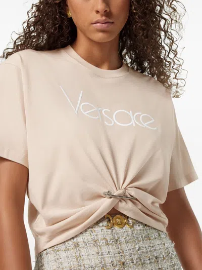 Versace Safety Pin 1978 Re-edition Logo T-shirt