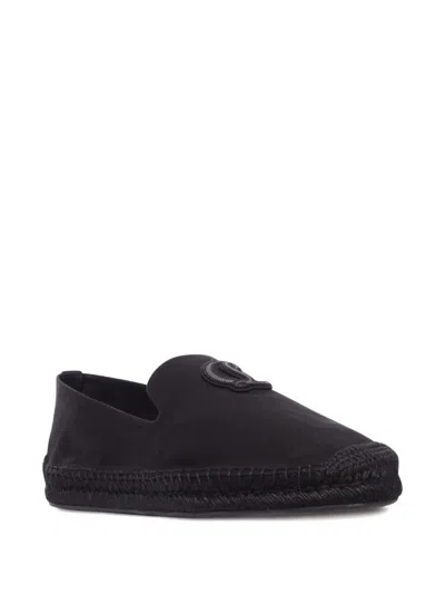 Christian Louboutin Men Nanou Mooncrest Ivy Flat Canvas In Black